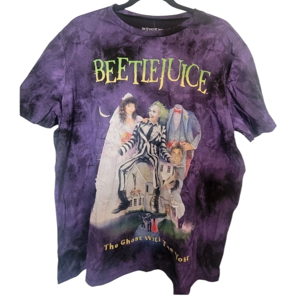 Hybrid Apparel Purple Beetlejuice Shirt